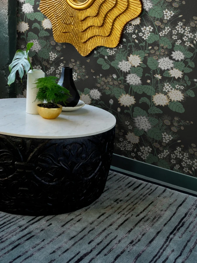 Dywan Florence Broadhurst - SLUB 039405 Charcoal