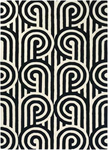 Dywan Florence Broadhurst - TURNABOUTS 039205 Black