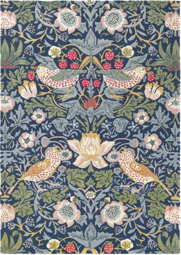 Dywan Morris - STRAWBERRY THIEF 027708 Indigo