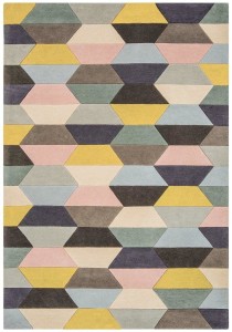 Dywan Asiatic Contemporary Design - FUNK Honeycomb Pastel