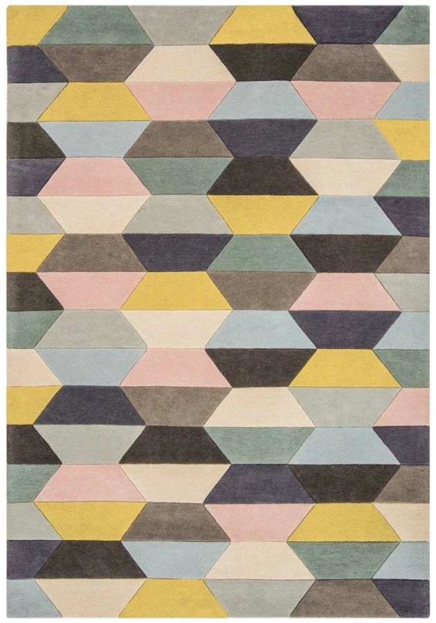 Dywan Asiatic Contemporary Design - FUNK Honeycomb Pastel