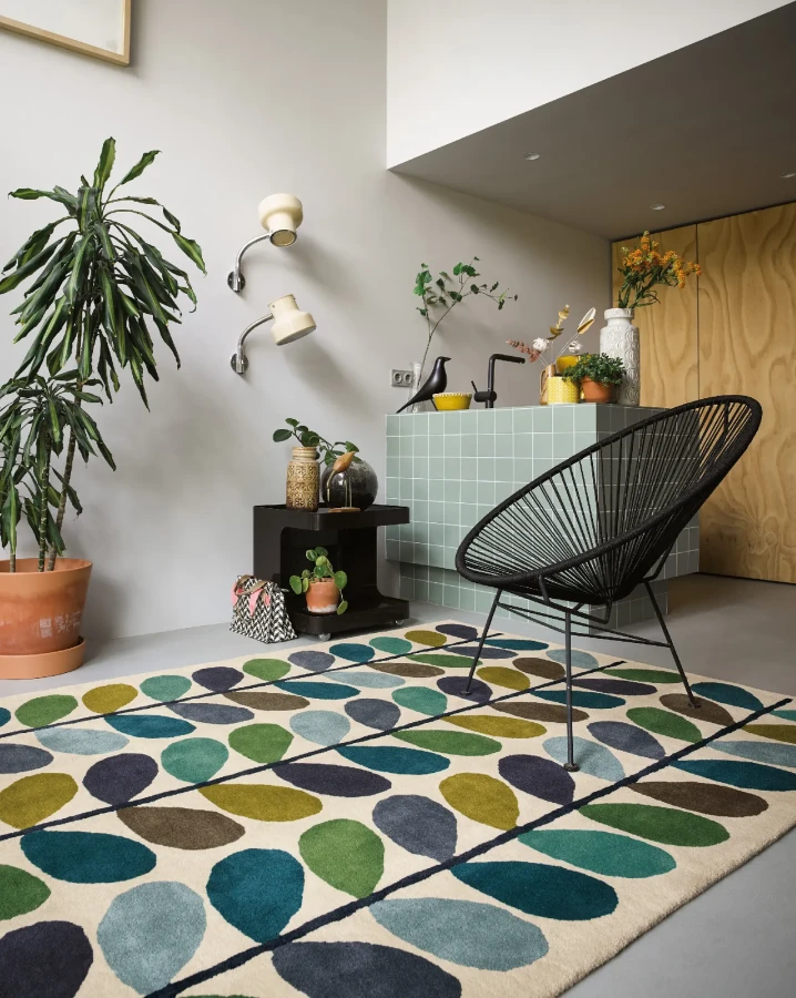 Dywan Orla Kiely - MULTI STEM 059507 Kingfisher