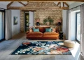 Dywan Sanderson - STAPLETON PARK 45318 Navy Burnt Orange