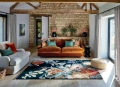 Dywan Sanderson - STAPLETON PARK 45318 Navy Burnt Orange
