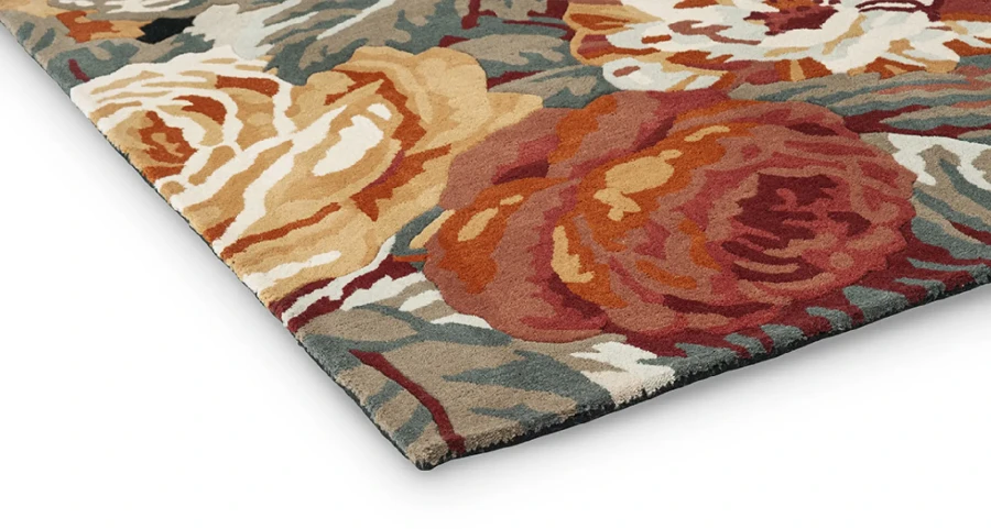 Dywan Sanderson - STAPLETON PARK 45318 Navy Burnt Orange