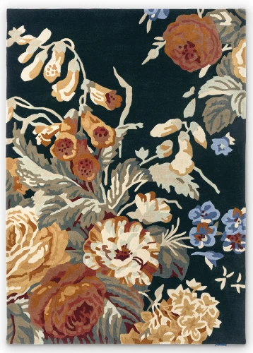 Dywan Sanderson - STAPLETON PARK 45318 Navy Burnt Orange