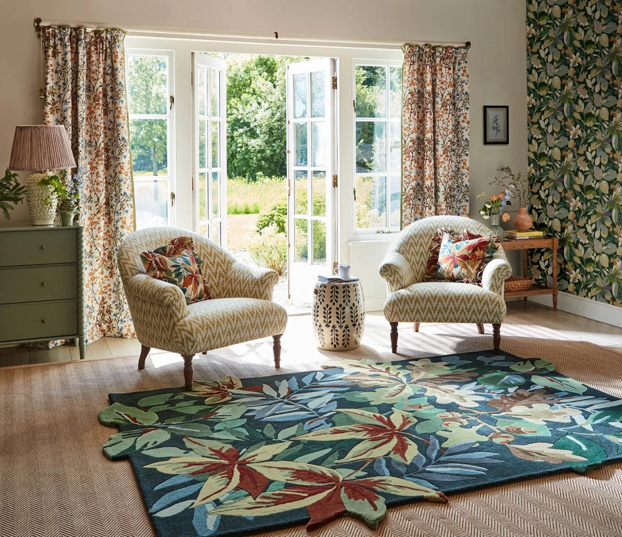Dywan Sanderson - ROBIN'S WOOD 146507 Forest Green