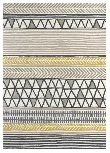 szary dywan geometryczny Raita Taupe 24701.webp