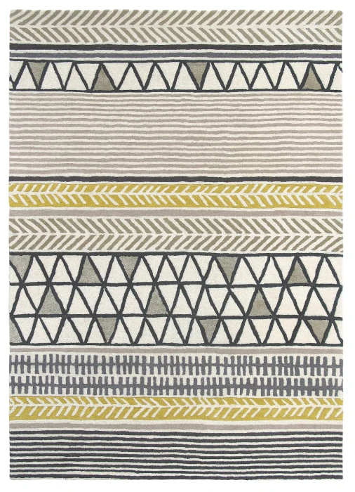 szary dywan geometryczny Raita Taupe 24701.webp