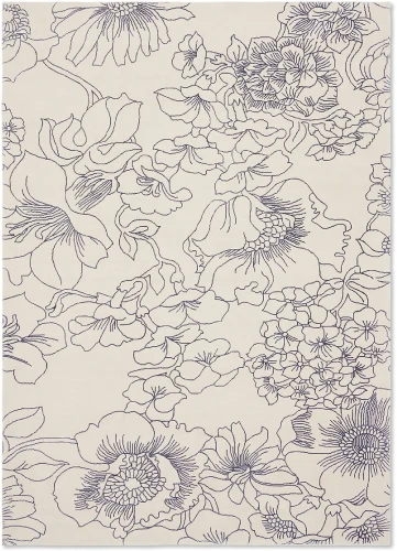 Dywan Ted Baker - LINEAR FLORAL 162508 Blue