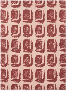 Dywan Ted Baker - WOODBLOCK Red 163003