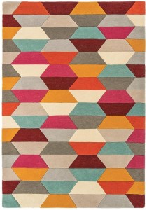 Dywan Asiatic Contemporary Design - FUNK Honeycomb Bright