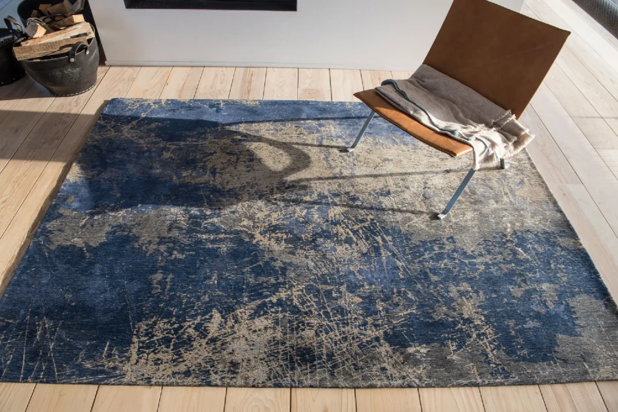 Dywan Louis De Poortere - CRACKS 8629 Abyss Blue