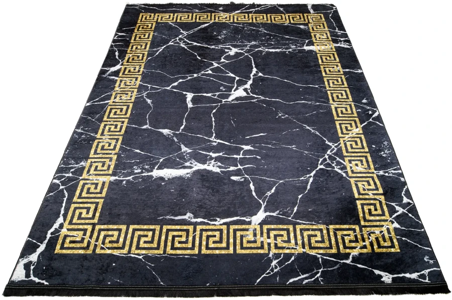 Dywan Modern Rugs - PRINT 23020 Black