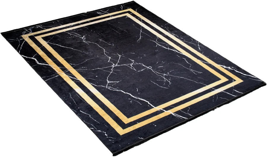 Dywan Modern Rugs - PRINT 23483 Black