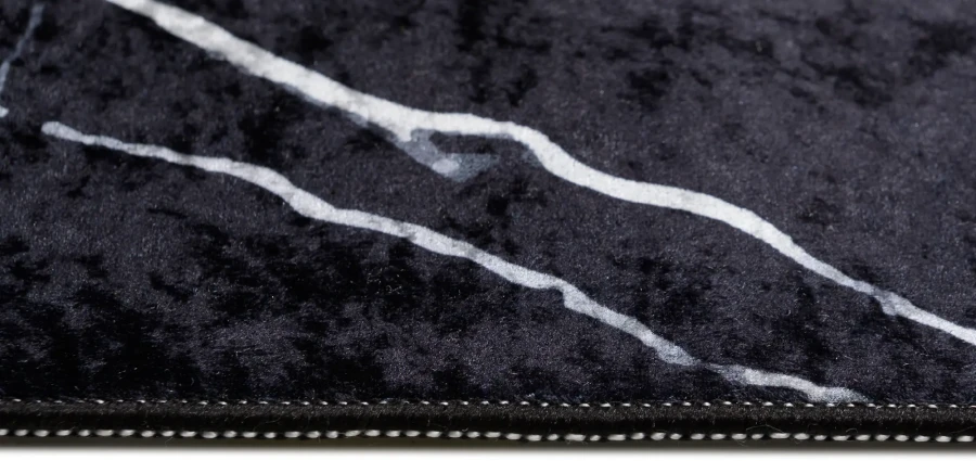 Dywan Modern Rugs - PRINT 23483 Black