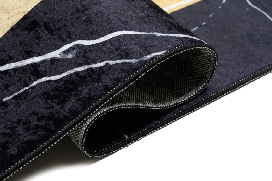 Dywan Modern Rugs - PRINT 23483 Black