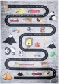 Dywan Modern Rugs - PRINT KIDS 1711A Grey