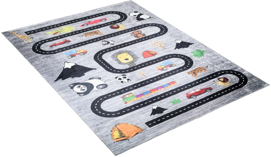 Dywan Modern Rugs - PRINT KIDS 1711A Grey