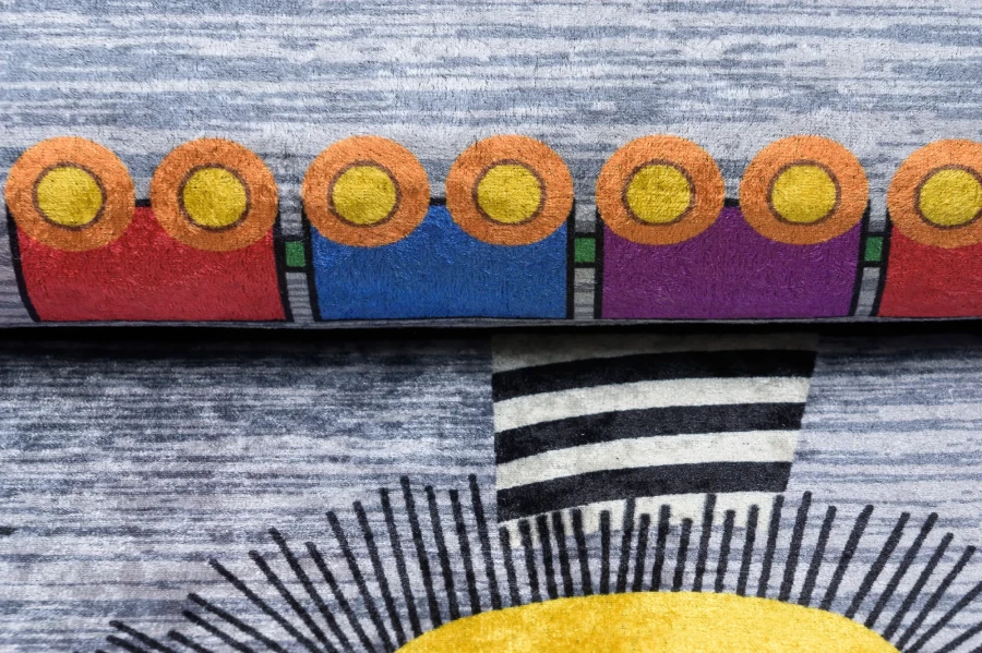Dywan Modern Rugs - PRINT KIDS 1711A Grey