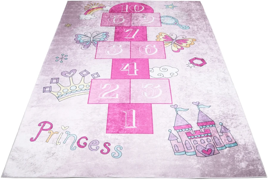Dywan Modern Rugs - PRINT KIDS 1718A Pink