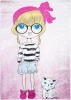 PRINT KIDS 1719A Pink