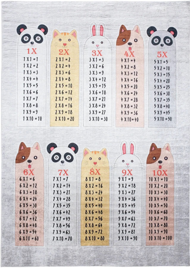 Dywan Modern Rugs - PRINT KIDS 2162 Grey