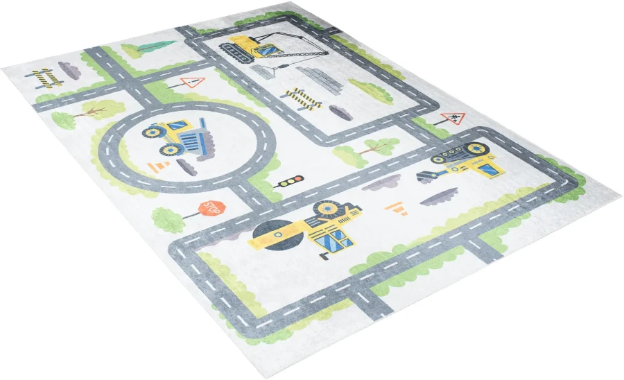 Dywan Modern Rugs - PRINT KIDS 2338 Grey