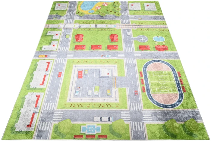 Dywan Modern Rugs - PRINT KIDS 2624 Green