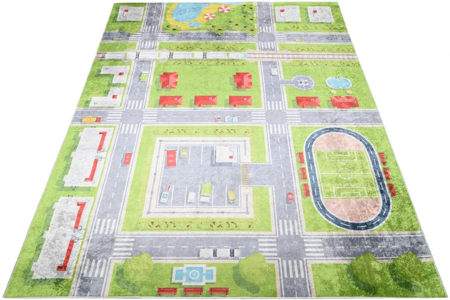 Dywan Modern Rugs - PRINT KIDS 2624 Green