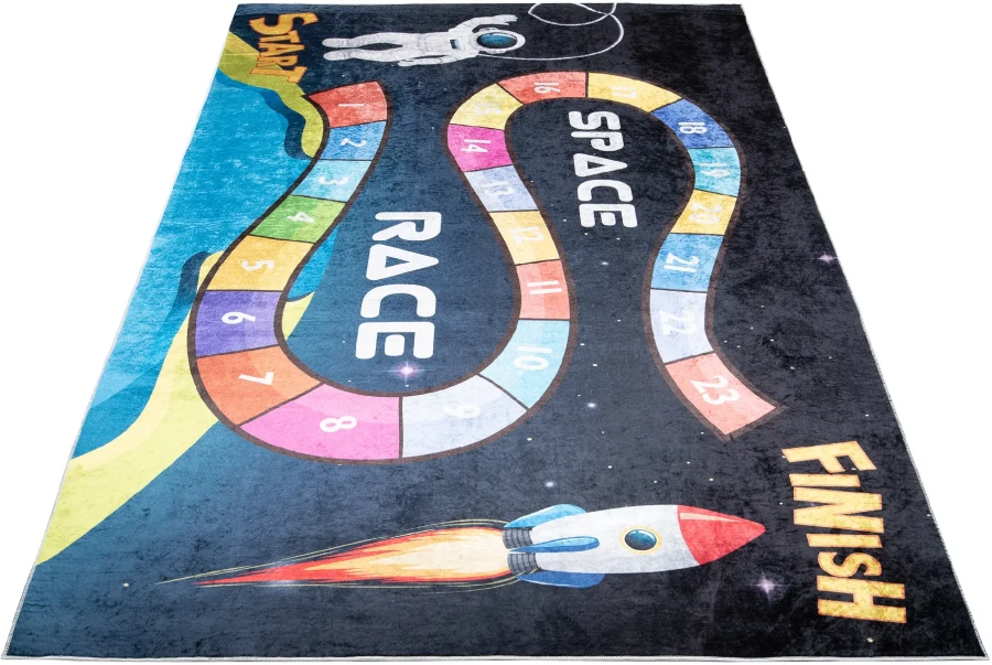 Dywan Modern Rugs - PRINT KIDS 2659 Black