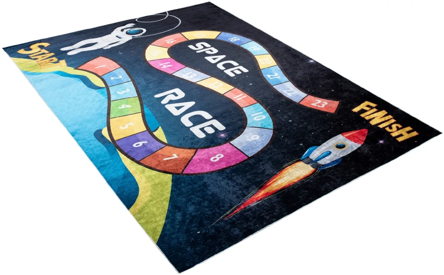 Dywan Modern Rugs - PRINT KIDS 2659 Black