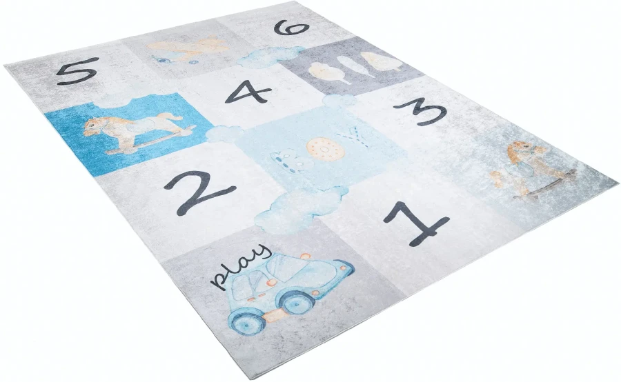 Dywan Modern Rugs - PRINT KIDS 2680 Grey