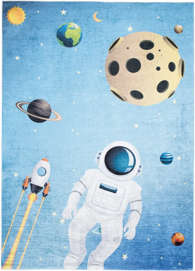ywan Modern Rugs - PRINT KIDS 2697 Blue