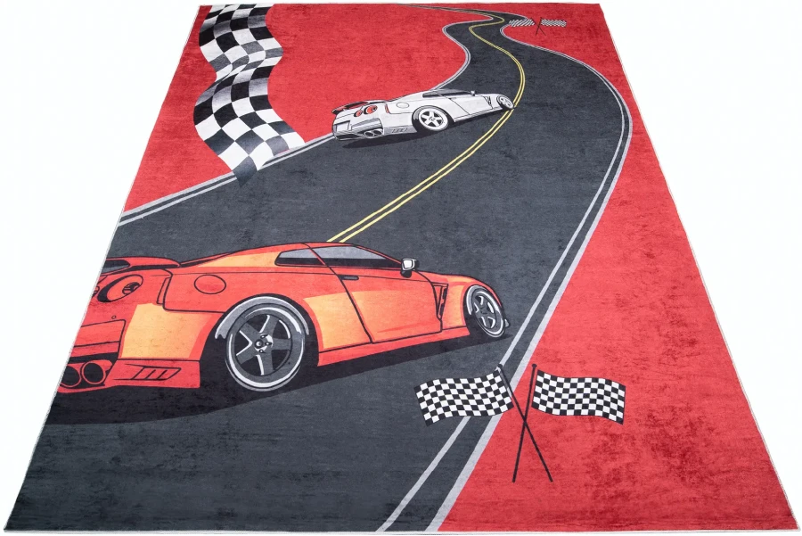 Dywan Modern Rugs - PRINT KIDS 2739 Red
