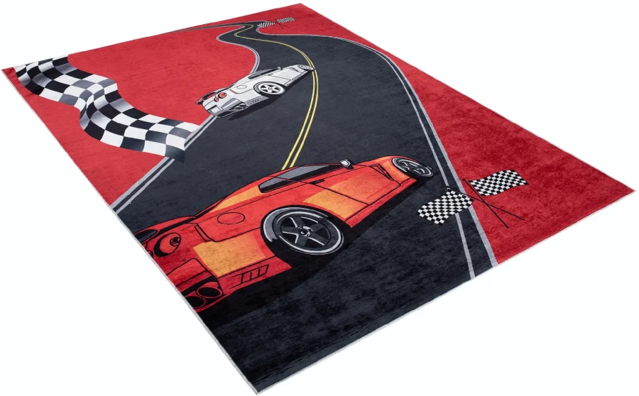 Dywan Modern Rugs - PRINT KIDS 2739 Red