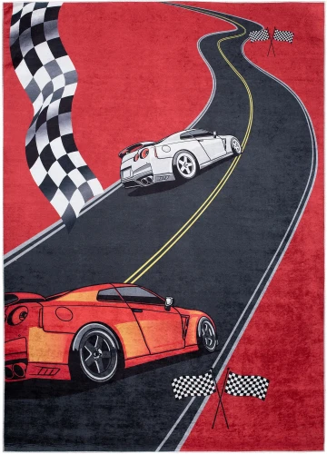 Dywan Modern Rugs - PRINT KIDS 2739 Red