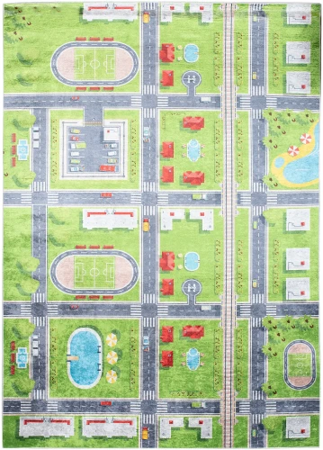 Dywan Modern Rugs - PRINT KIDS 9033 Green