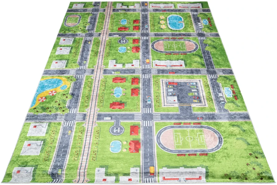 Dywan Modern Rugs - PRINT KIDS 9033 Green