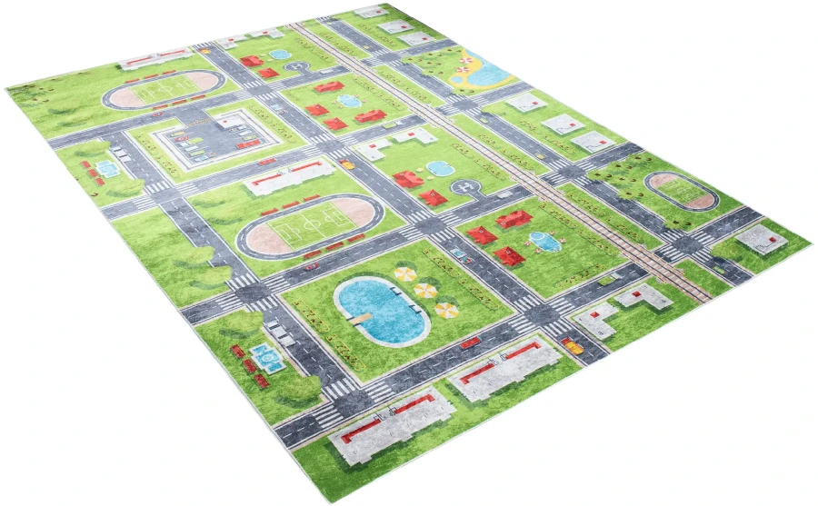 Dywan Modern Rugs - PRINT KIDS 9033 Green