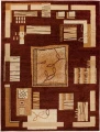 Dywan Modern Rugs - Standard 5067D Brown