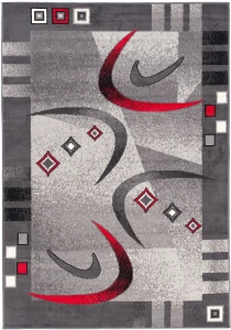 Dywan Modern Rugs - STANDARD 4596A Dark Gray
