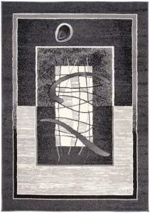 Dywan Modern Rugs - STANDARD 5118B Dark Gray