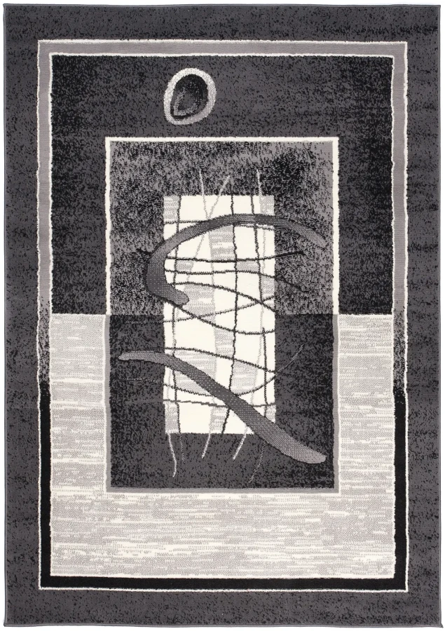 Dywan Modern Rugs - Standard 5118B Dark Gray