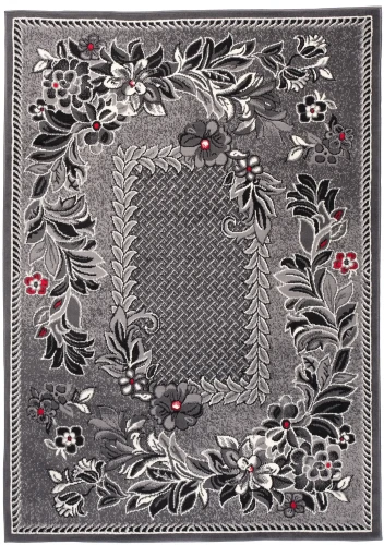 Dywan Modern Rugs - Standard 7192B Dark Gray