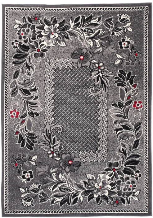 Dywan Modern Rugs - Standard 7192B Dark Gray