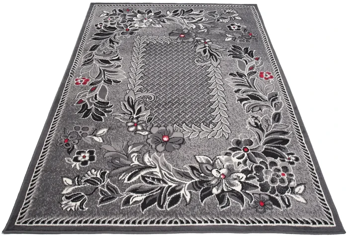 Dywan Modern Rugs - Standard 7192B Dark Gray