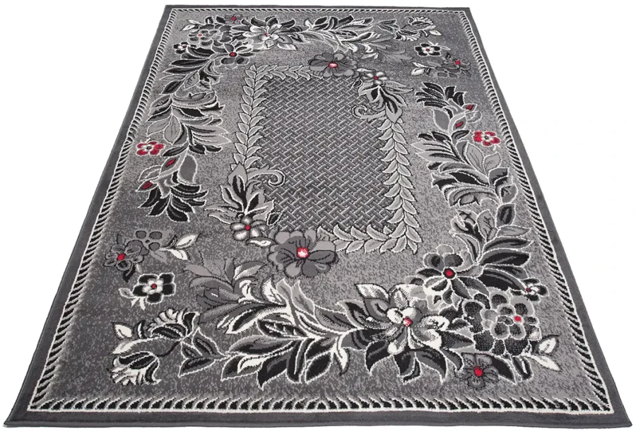 Dywan Modern Rugs - Standard 7192B Dark Gray