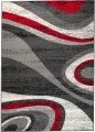 Dywan Modern Rugs - Standard D317A Dark Gray