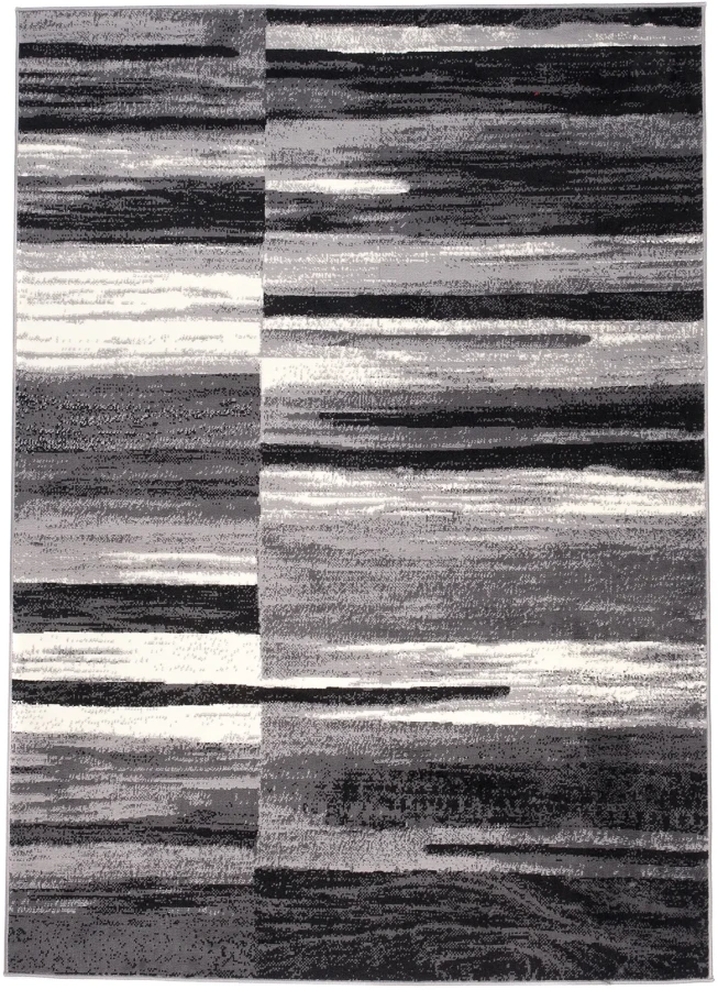 Dywan Modern Rugs - Standard F809A Dark Gray